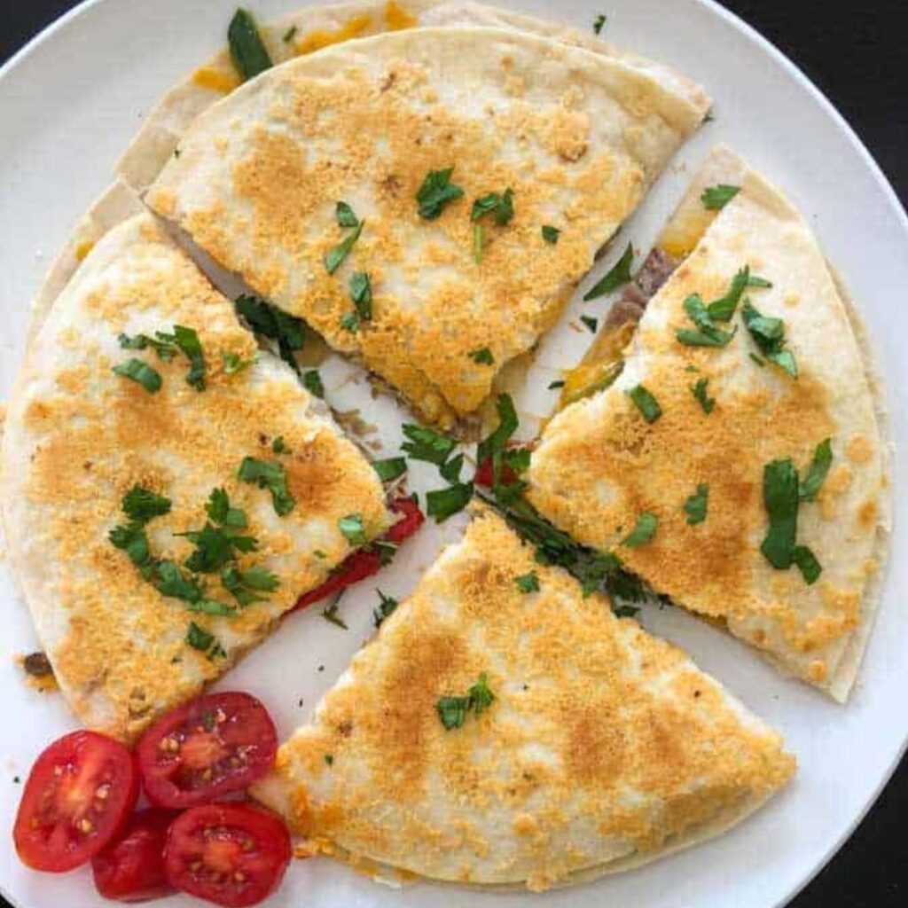 Instant Pot Parmesan-Crusted Carnitas Quesadillas Instant Pot Parmesan-Crusted Carnitas Quesadillas