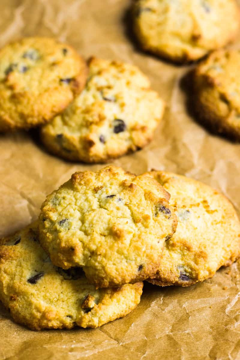 Keto Chocolate Chip Cookies • The Wicked Noodle