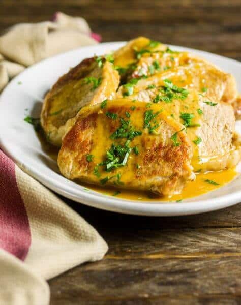 These delectable Instant Pot Pork Chops are from my first cookbook, Weeknight Cooking with your Instant Pot. They're delicious and great as keto pork chops, too!