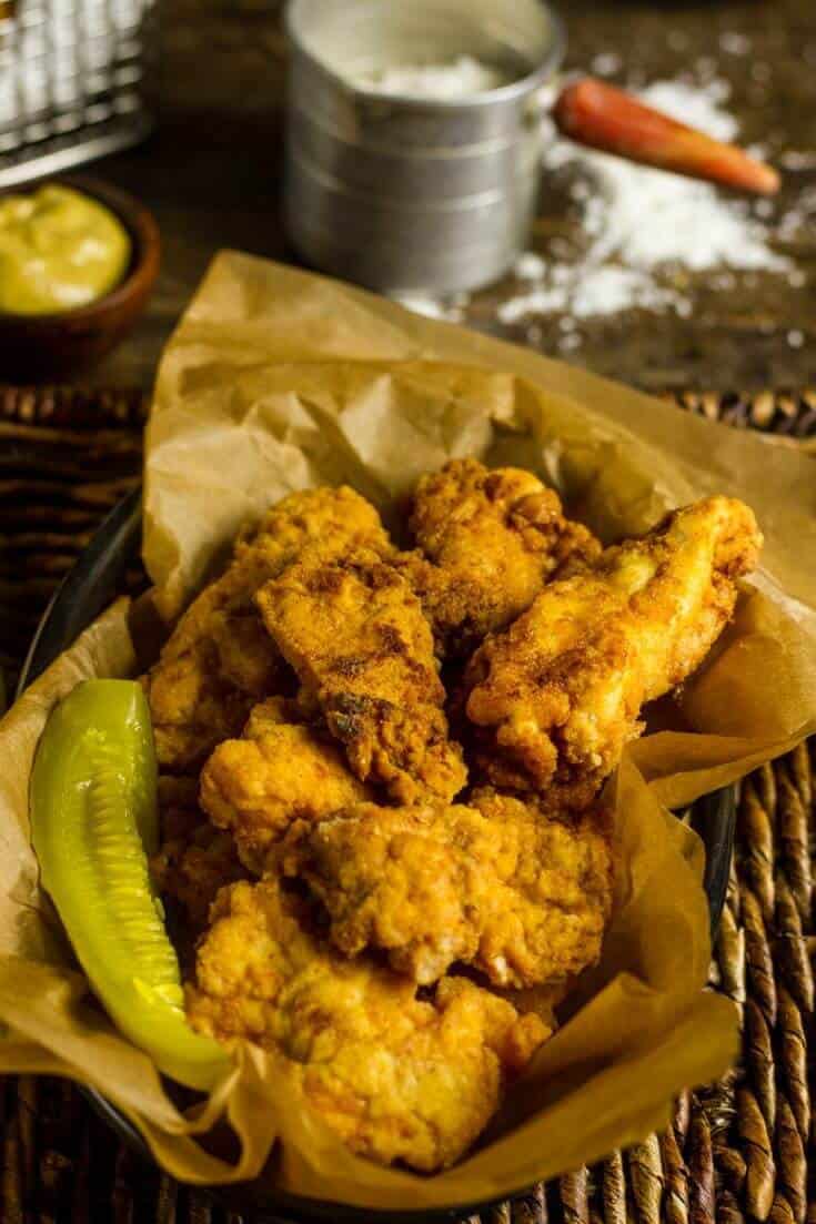 Pickle-Brined Keto Fried Chicken