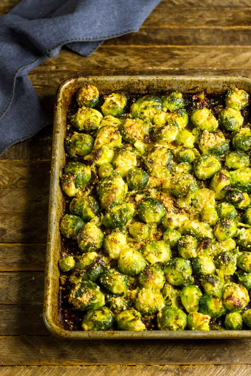 Smashed Brussels Sprouts Recipe • The Wicked Noodle