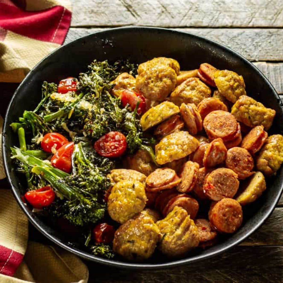 Sausage & Broccolini Sheet Pan Dinner