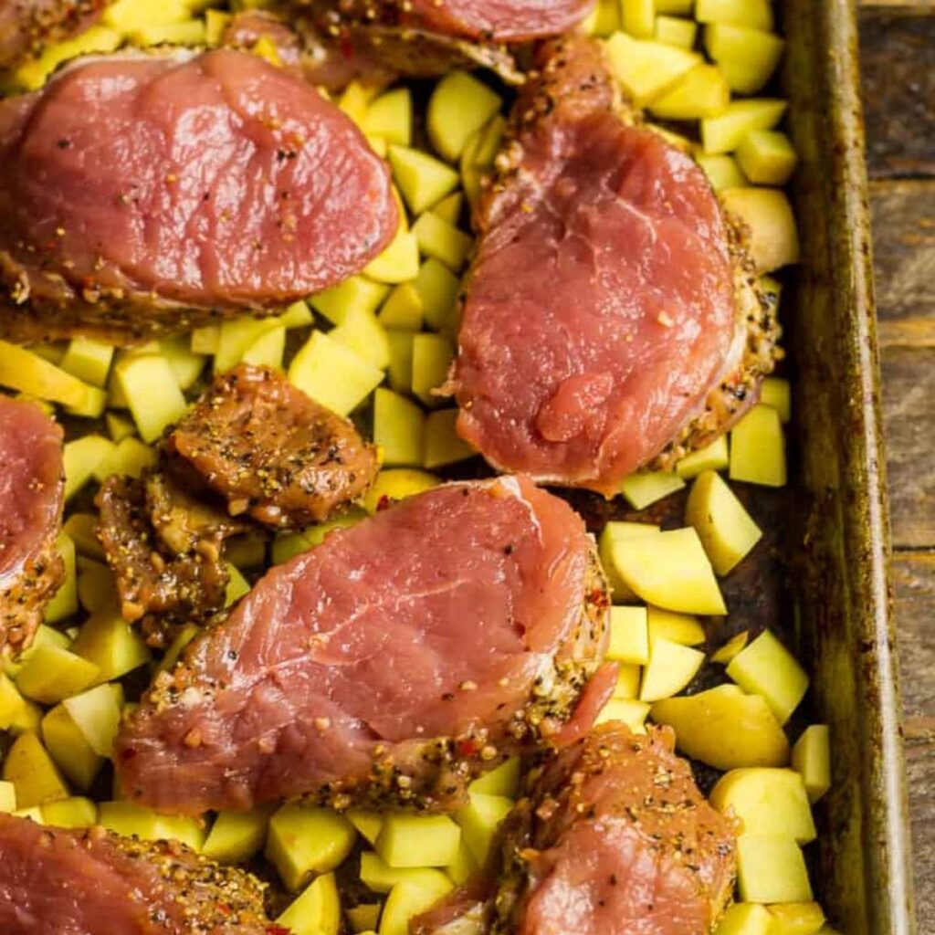 Sheet Pan Black Pepper Pork Hash Sheet Pan Black Pepper Pork Hash Dinner