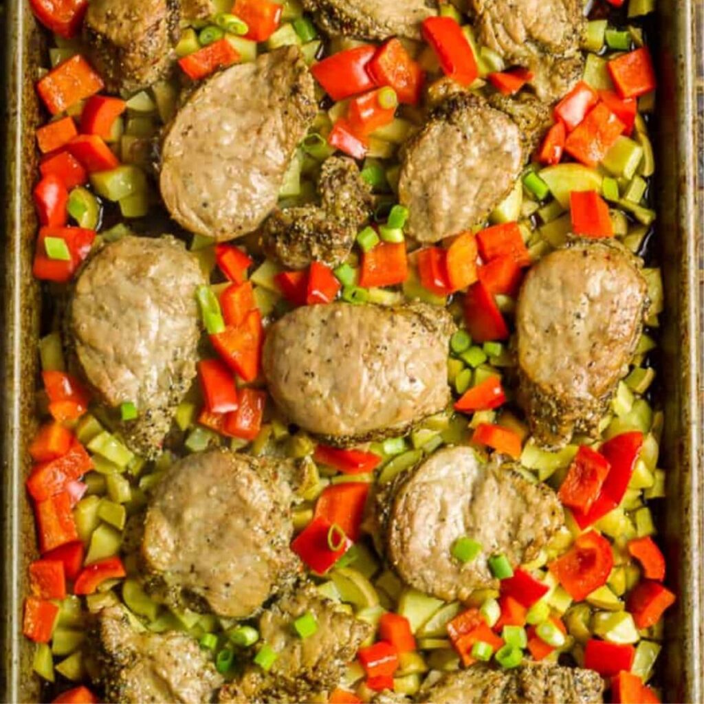 Sheet Pan Black Pepper Pork Hash Sheet Pan Pork Hash Dinner