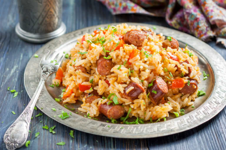 Instant Pot Jambalaya With Chicken & Sausage • The Wicked Noodle