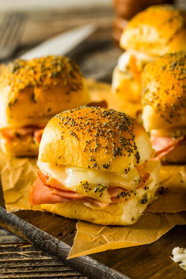 Hawaiian Roll Ham and Cheese Sliders
