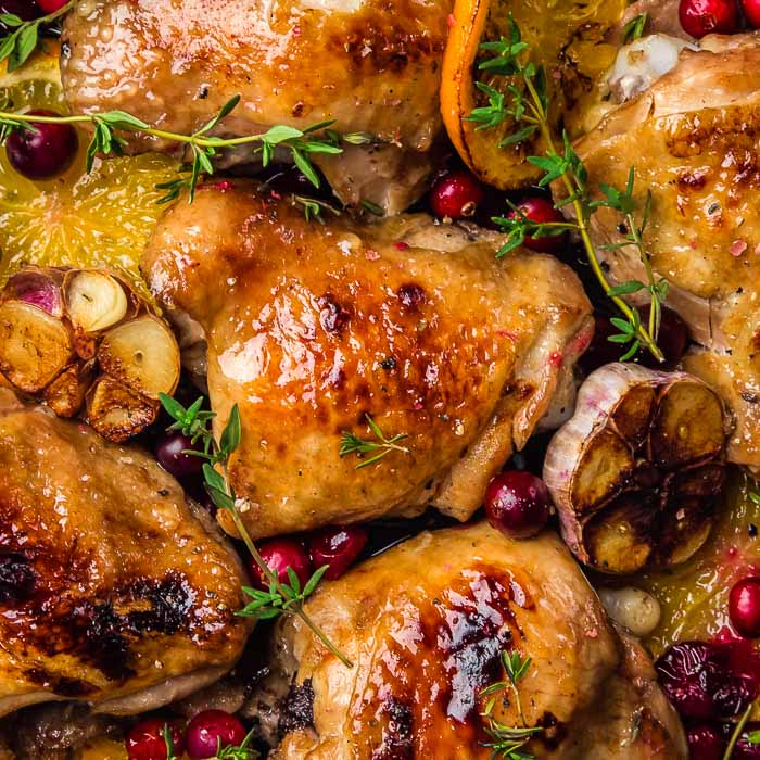 Roasted Cranberry Chicken