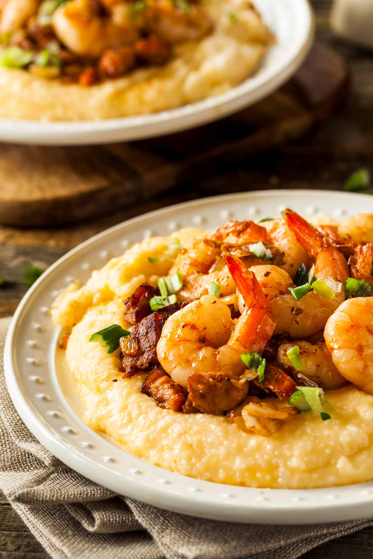 Incredible Cajun Shrimp And Grits • The Wicked Noodle