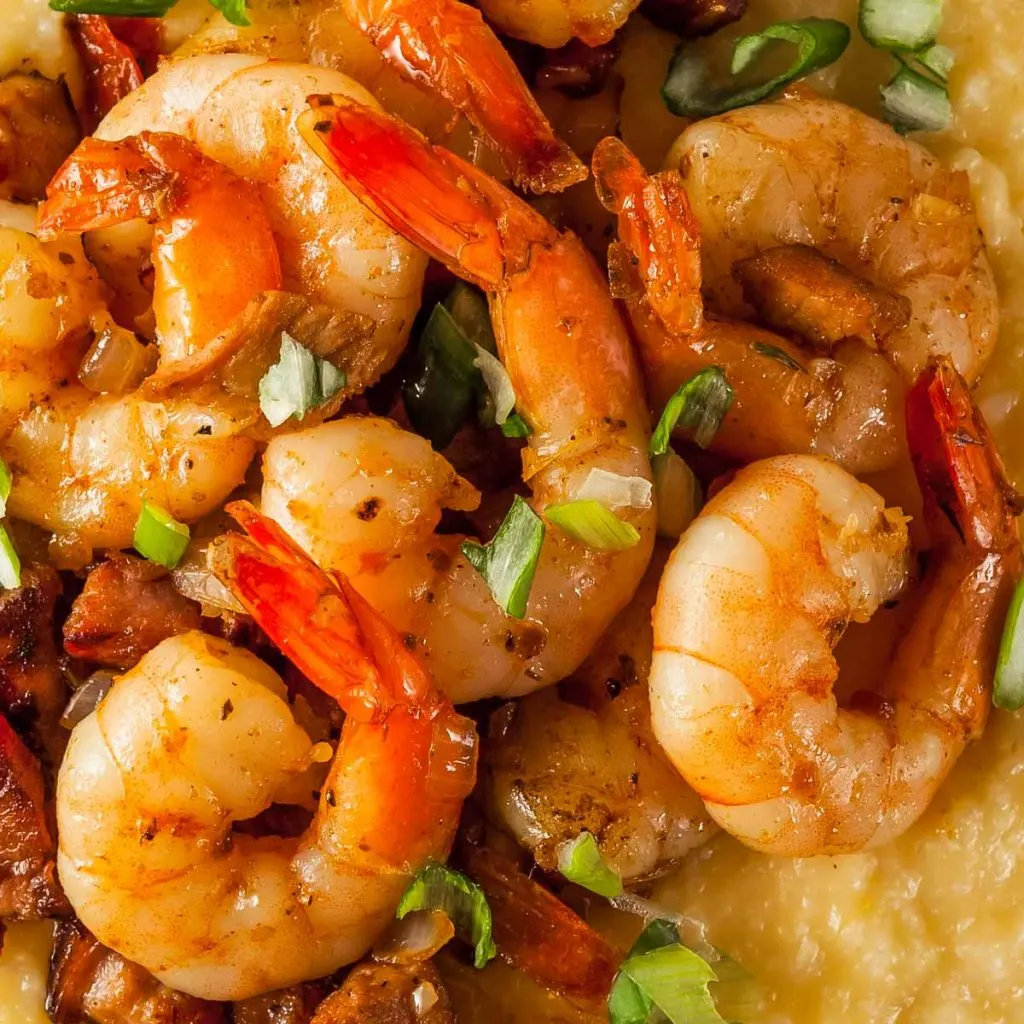 Cajun Shrimp and Grits with Andouille Sausage