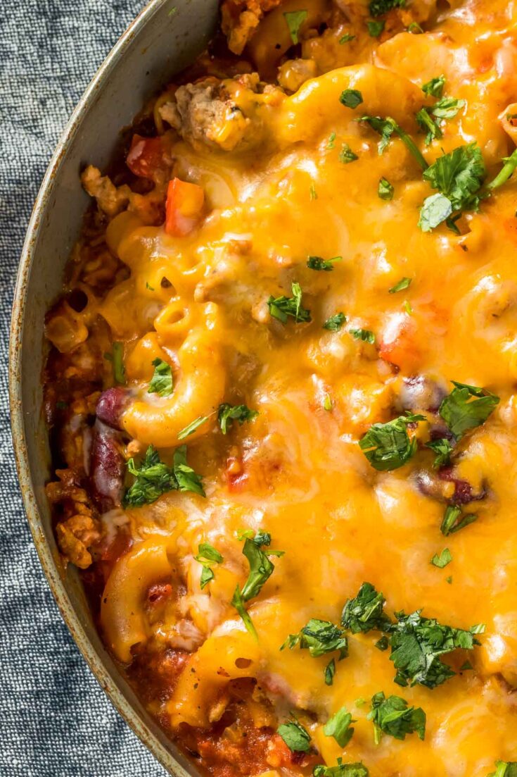 Easy One-Pot Chili Mac and Cheese