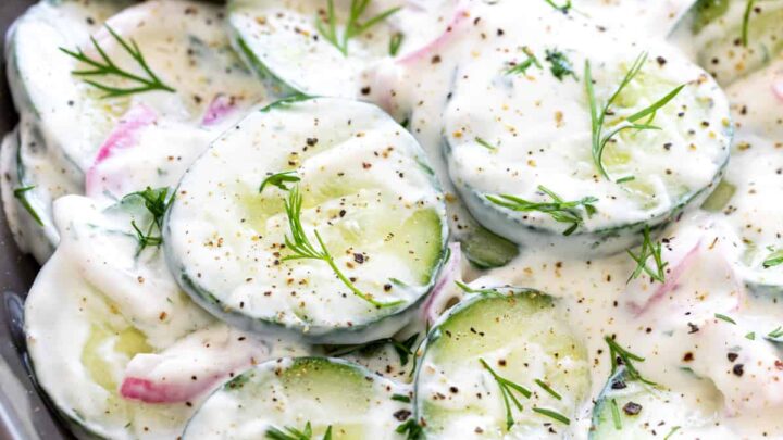 Creamy Cucumber Salad