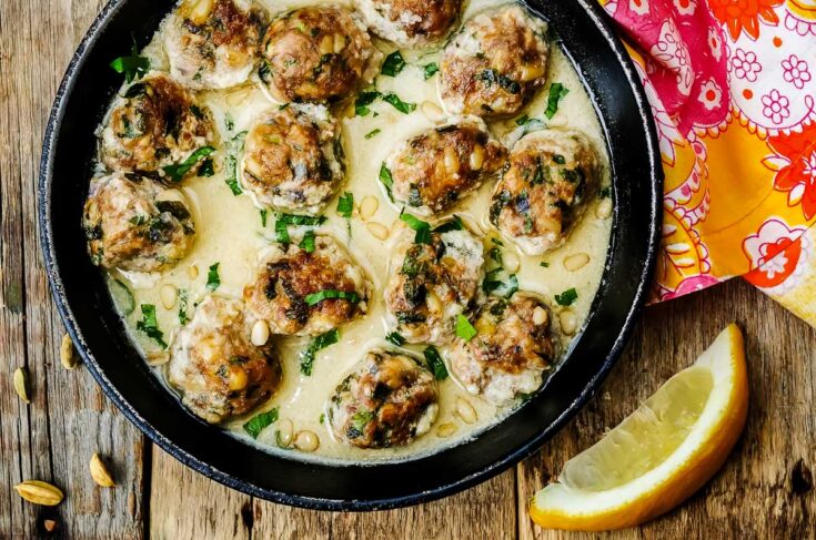 Perfect Turkish Meatballs (Kofte) With Lemon-Tahini Sauce