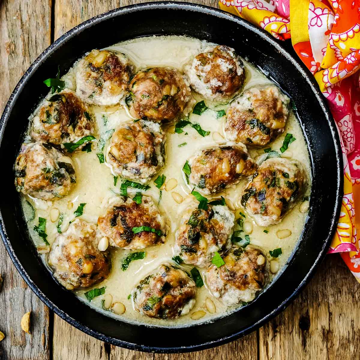 Perfect Turkish Meatballs (Kofte) With LemonTahini Sauce
