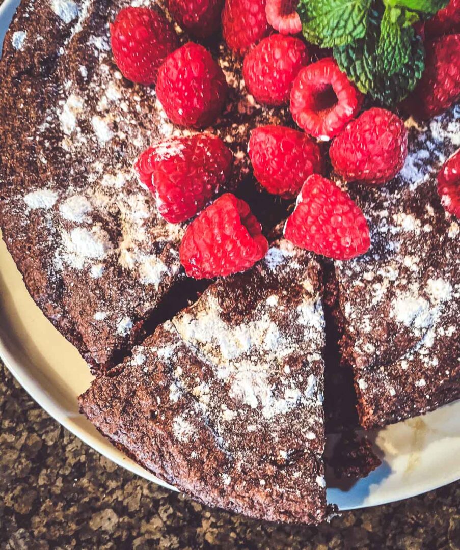 Almond Flour Chocolate Cake • The Wicked Noodle