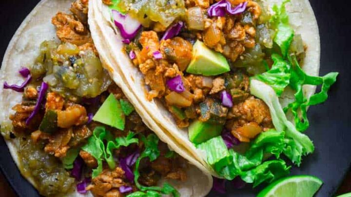 20 Minute Ground Chicken Tacos