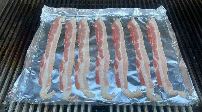 Bacon on Grill