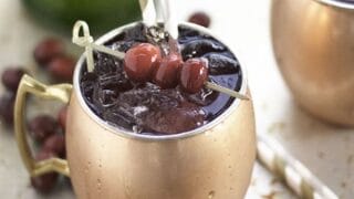 Moscow Mule with Cranberry
