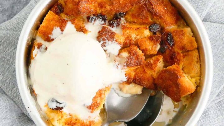 Air Fryer Bread Pudding