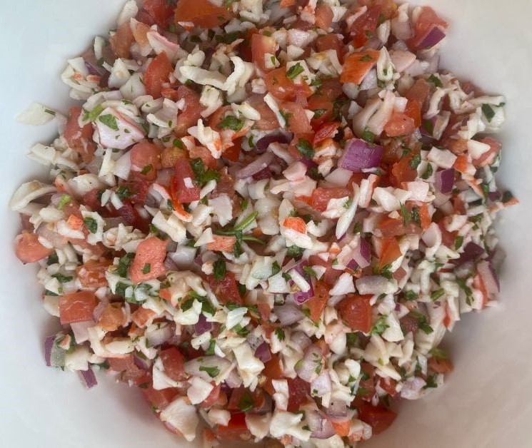 Imitation Crab Ceviche Recipe • The Wicked Noodle