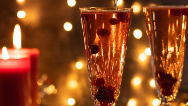 Cranberry Champagne Cocktail
