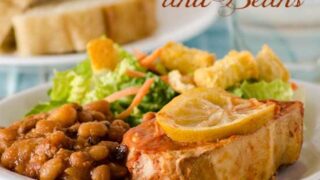 Pork Chops and Beans