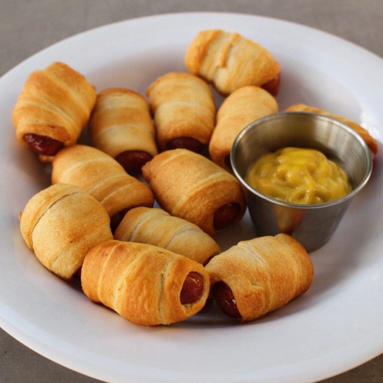 Easy Air Fryer Pigs In A Blanket • The Wicked Noodle