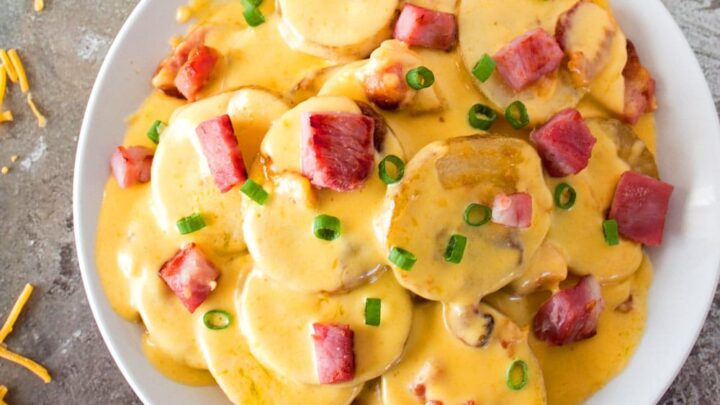 Au Gratin Potatoes with Diced Ham