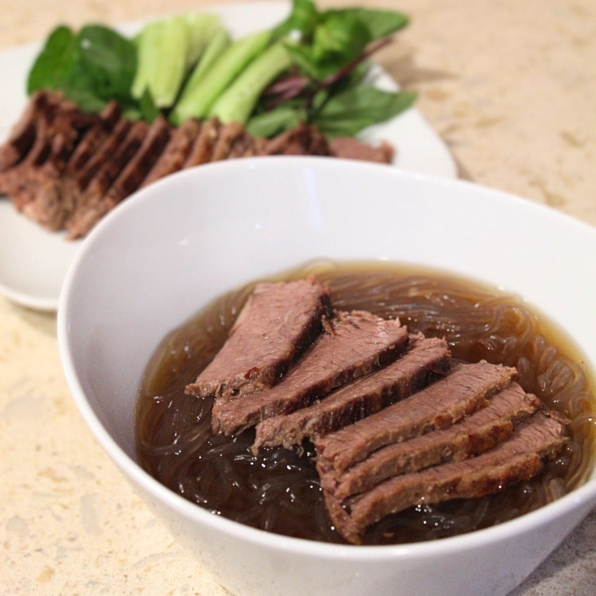 Korean Cold Noodle Soup