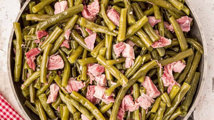 Old Fashioned Southern Style Green Beans