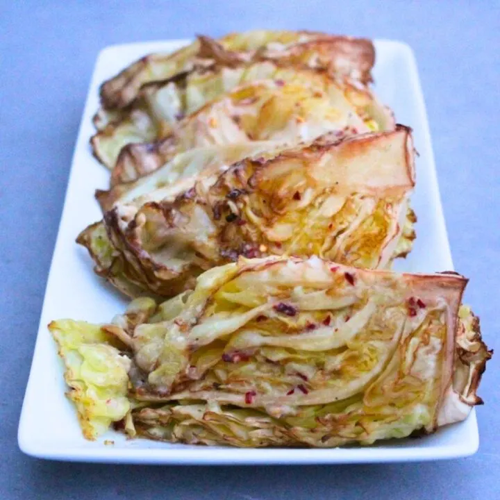 Smoked Cabbage With Chili Lime Butter