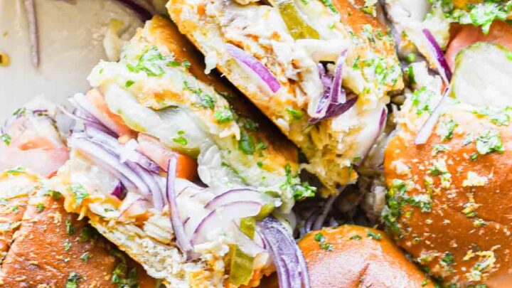 Image for Shredded Rotisserie Chicken Sliders