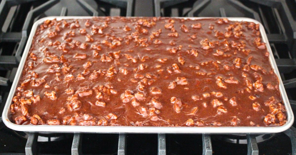 Buttermilk Texas Sheet Cake • The Wicked Noodle