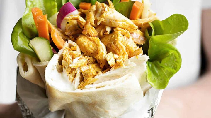42 Leftover Rotisserie Chicken Recipes Chicken Shawarma Wrap