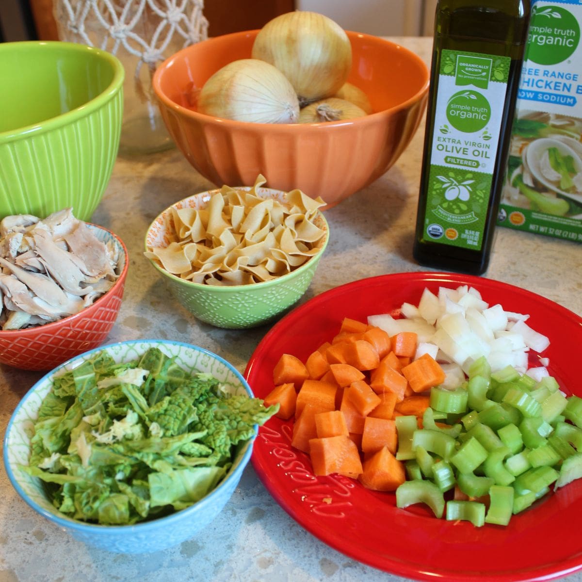 Rotisserie Chicken Noodle Soup • The Wicked Noodle