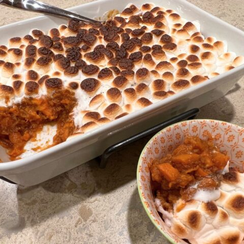 Candied Yams With Marshmallows • The Wicked Noodle