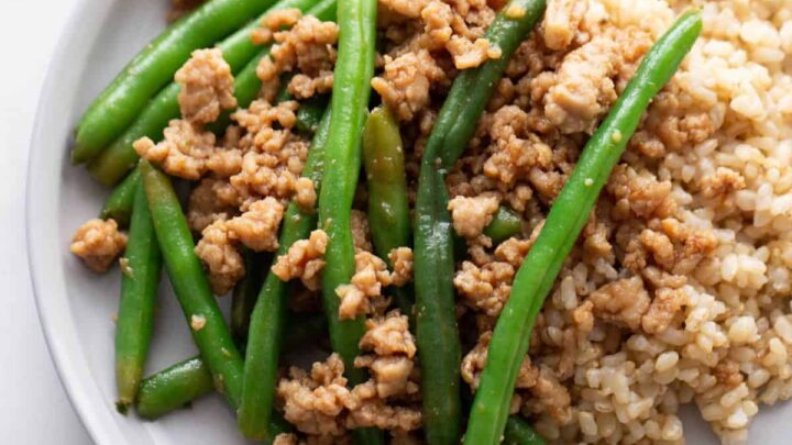 26 Ground Chicken Recipes + Creative Ideas for Every Meal Ground Chicken Stir Fry with Green Beans