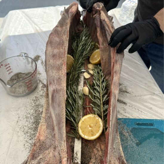 How To Roast A Whole Lamb On A Spit • The Wicked Noodle