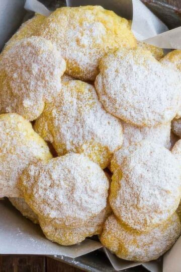 Easy Lemon Cake Mix Cookies: 6 Ingredients + 15 Minutes