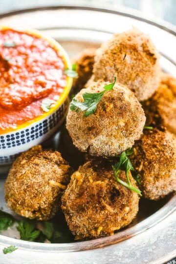 Arancini - Italian Rice Balls (Bake, Fry, or Air-Fry)