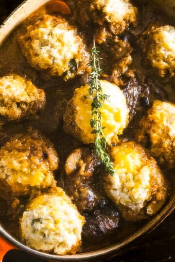 Dumpling Beef Stew (One-Pot Meal)