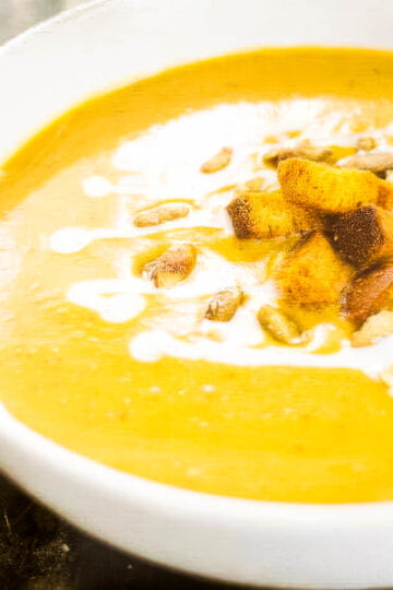 Butternut Squash and Sweet Potato Soup