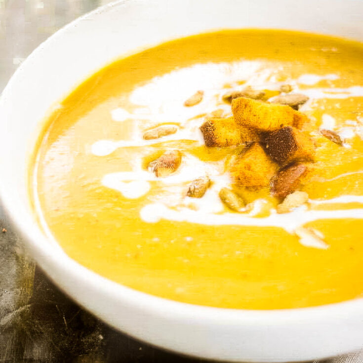 Butternut Squash and Sweet Potato Soup