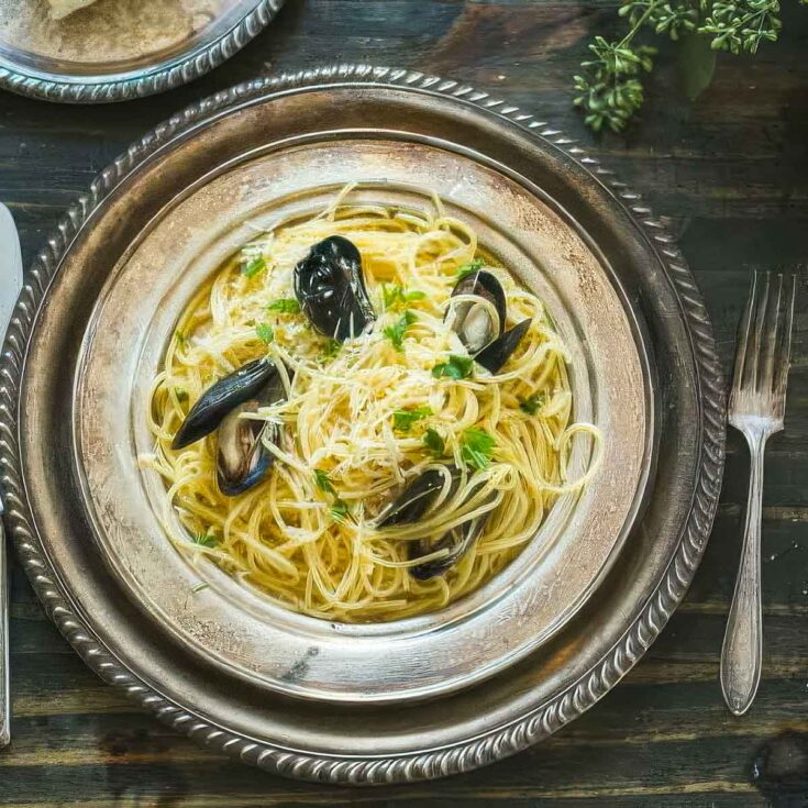 Mussels Carbonara