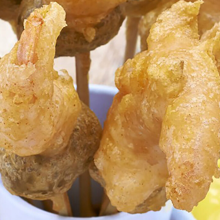 Image for Prawns & Olives Lollipops Tapas Recipe